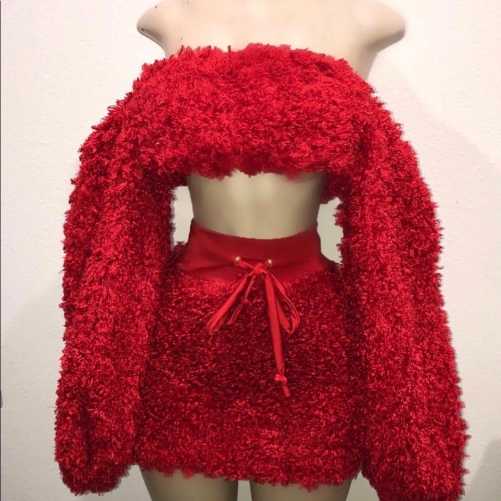Red two piece